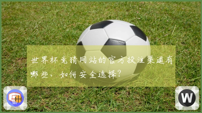 世界杯竞猜网站的官方投注渠道有哪些，如何安全选择？