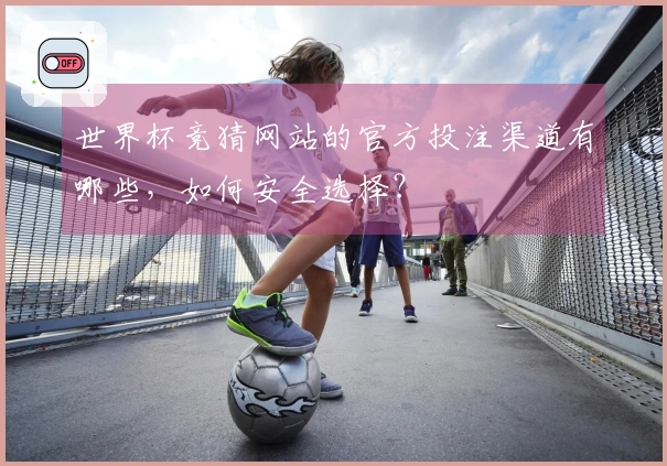 世界杯竞猜网站的官方投注渠道有哪些，如何安全选择？